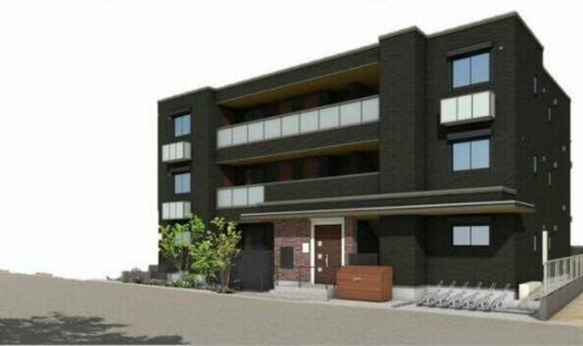 建物外観　一生懸命建築中です