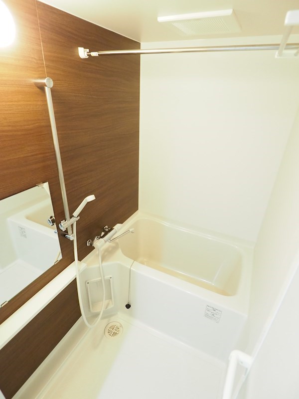 バス・シャワールーム　洗濯物干し。