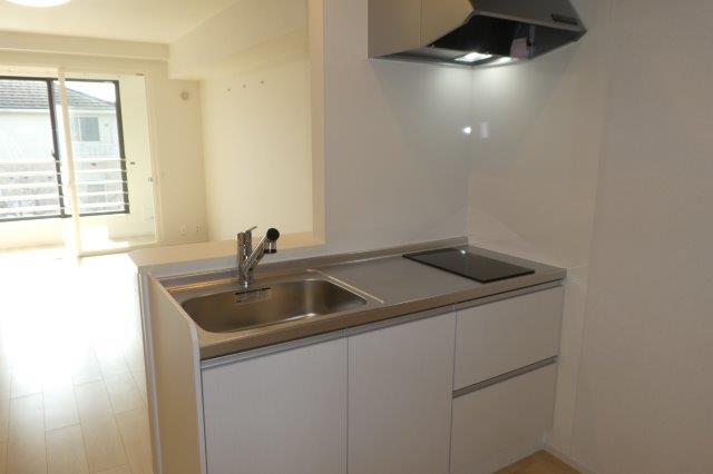 キッチン　２口IHコンロ付きシステムキッチン