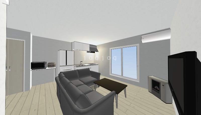 居室・リビング　完成予想図