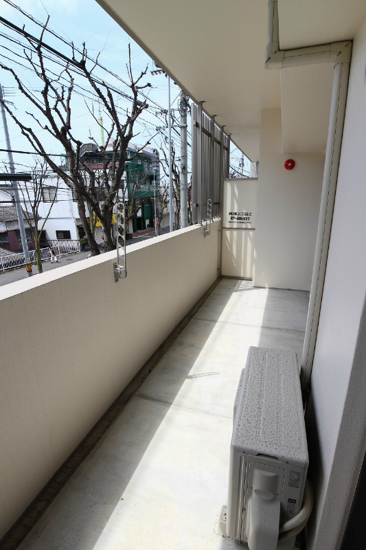 バルコニー　日当たり良好です。
