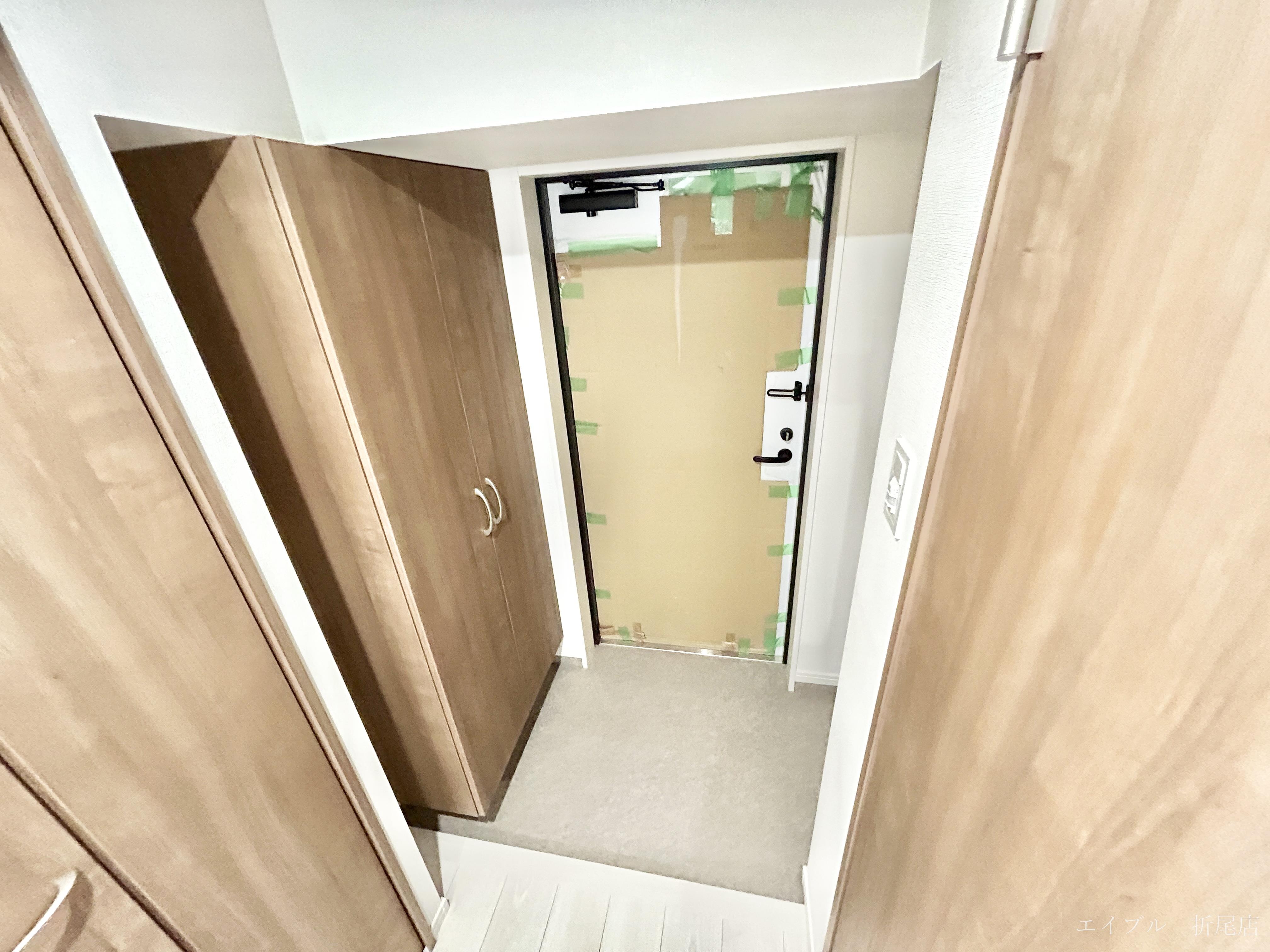 玄関　モデルルームの写真です。