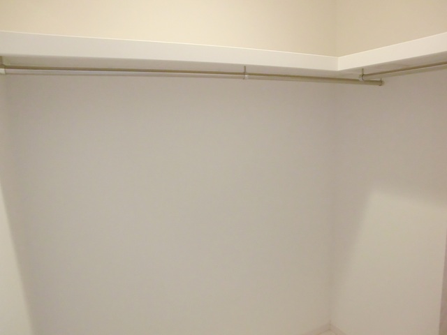 収納　たっぷりとした収納スペースです