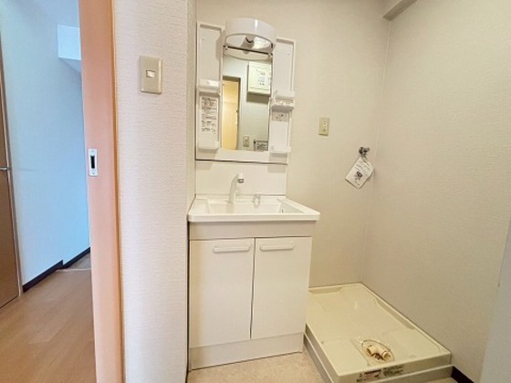 洗面設備　※他号室の写真です。