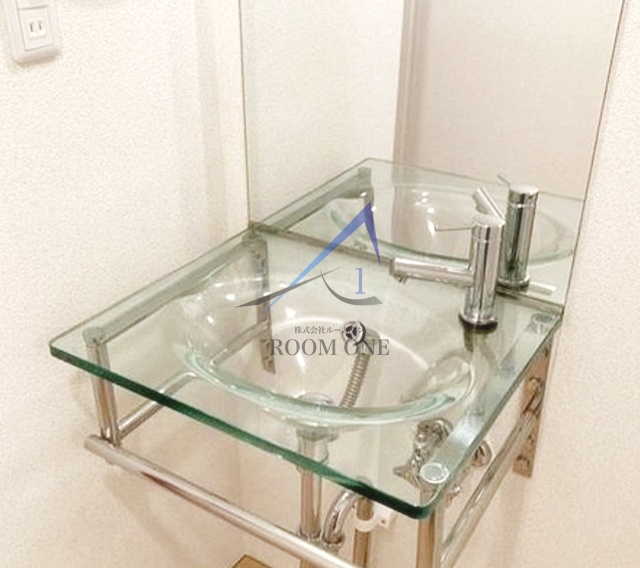 洗面設備　洗面台です。