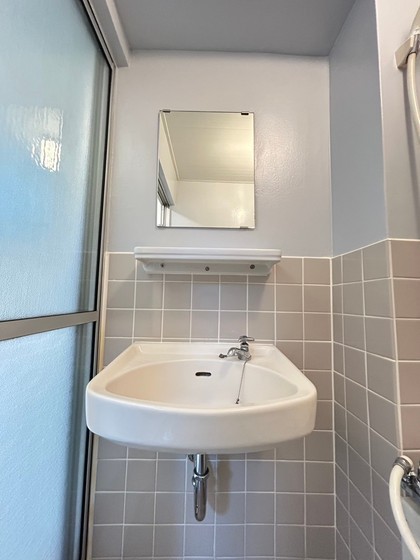 洗面設備　※別の部屋の写真です
