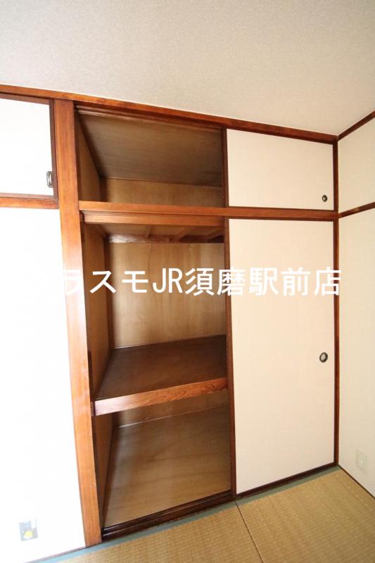 収納　もちろん収納スペースも確保。お部屋がスッキリ片付きますね。