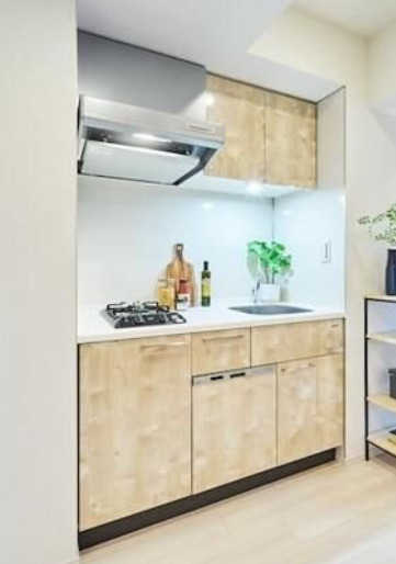 キッチン　別部屋の画像を使用しております。