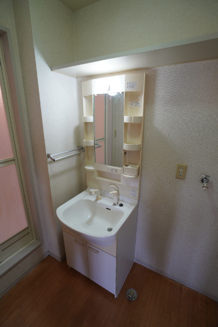 洗面設備　同じ建物の別の部屋