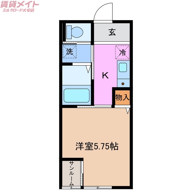 FOREST COURT SOUTHの間取り写真