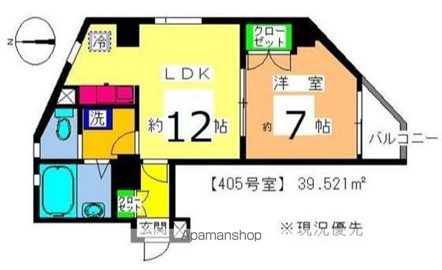 ＪＲ中央線 高円寺駅 徒歩4分 9階建 築34年の間取り写真