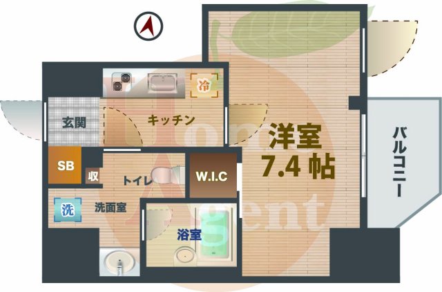 西武新宿線 新井薬師前駅 徒歩9分 12階建 築5年の間取り写真