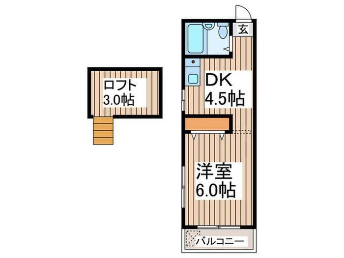 クレ-ル南林間の間取り写真