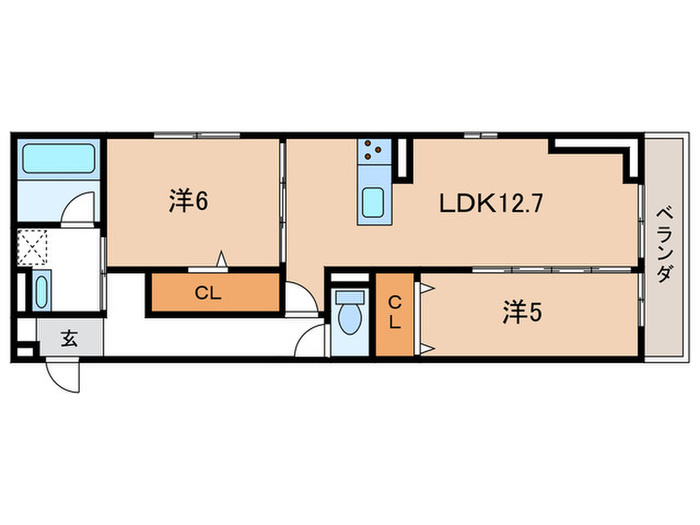仮)GRAND D-ROOM平芝の間取り写真