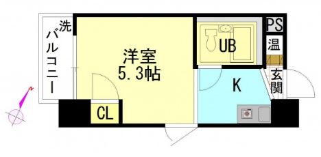 BAUHAUS広島駅前の間取り写真