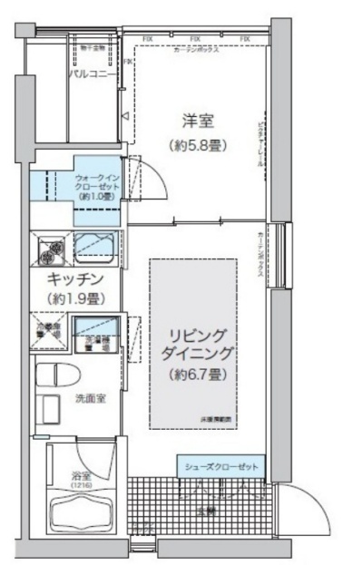 ガーデニエール砧ウエストの間取り写真