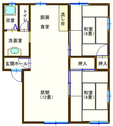 ラフォーレ福居５の間取り