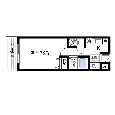 セゾンコート春木の間取り写真