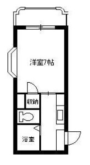 鹿児島市唐湊のマンションの間取り