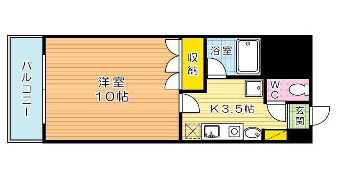 【サルヴァトーレ西小倉の間取り】