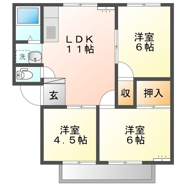 サンビレッジ金沢の間取り