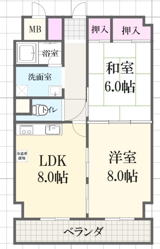 青山NKマンションの間取り