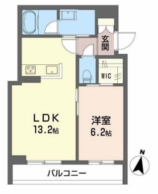 倉敷市美和のマンションの間取り