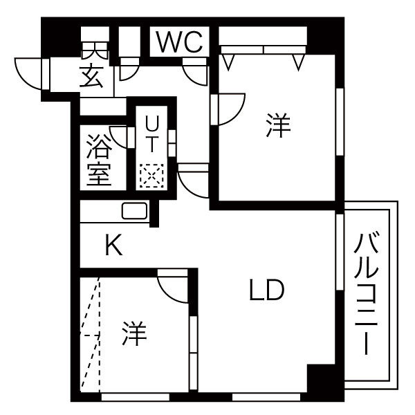 ラフォーレ円山の間取り