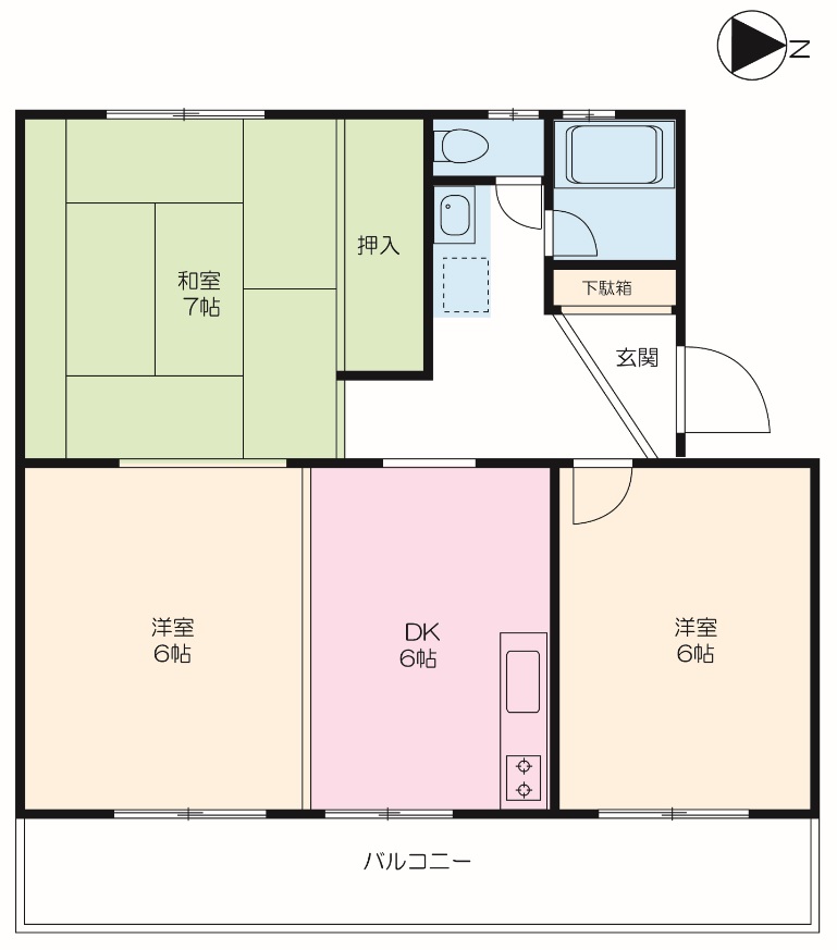 フォビテッツァの間取り