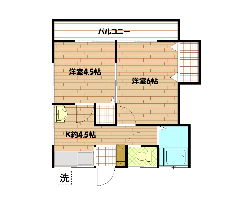 第二藤並荘_間取り_0