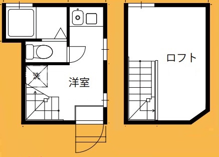東京都新宿区北新宿３（アパート）の賃貸物件の間取り