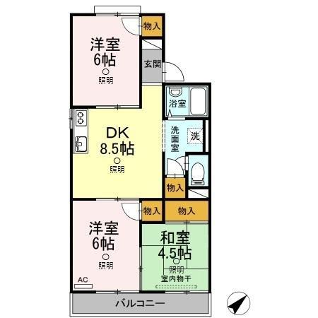 グリーンハイツ三島の間取り