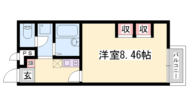 レオパレスグランプリの間取り