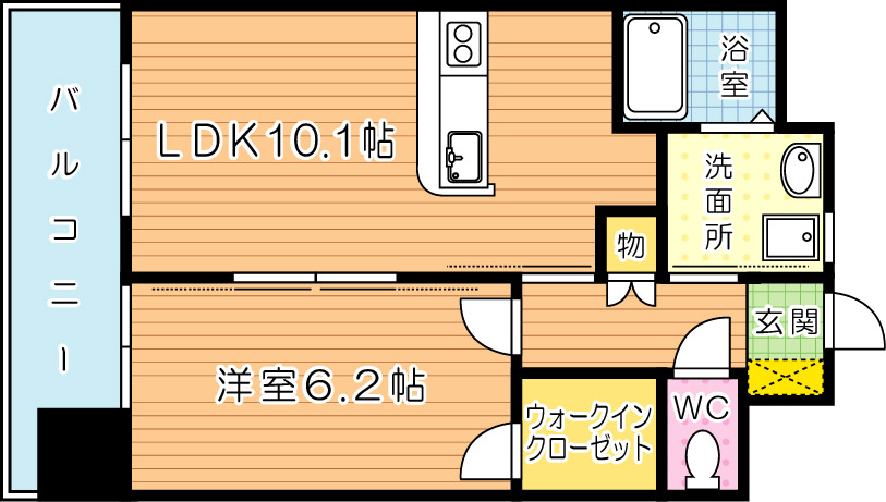 フェルト1113の間取り