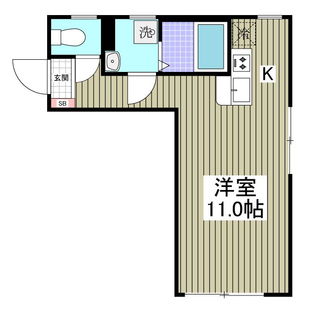 北区西が丘のマンションの間取り