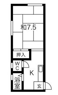 【カレッジハウスの間取り】