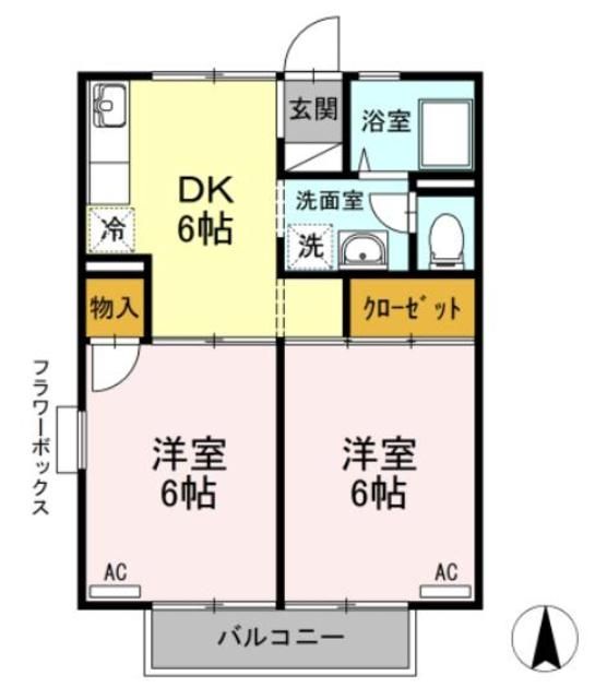 グリーンラークの間取り