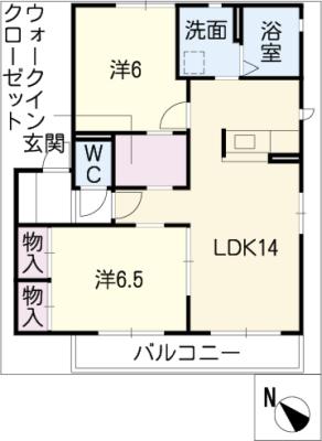 インビクタス　Ｂ棟の間取り