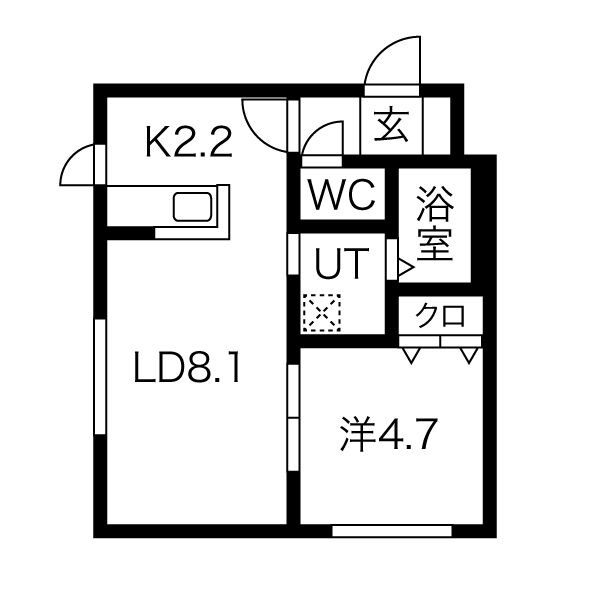 Laguna麻生の間取り