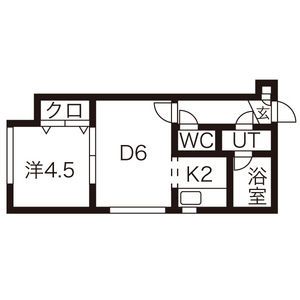 リーフコートN16の間取り