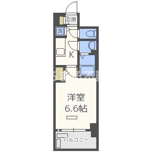 プレサンス梅田北オールの間取り