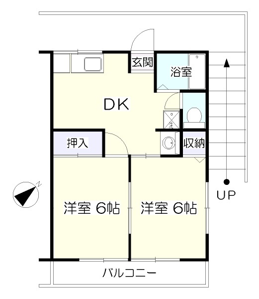 シティハイム春日部の間取り