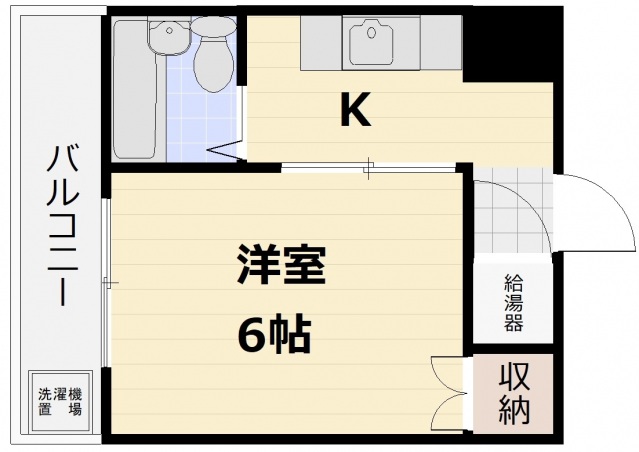 第6多田野マンションの間取り