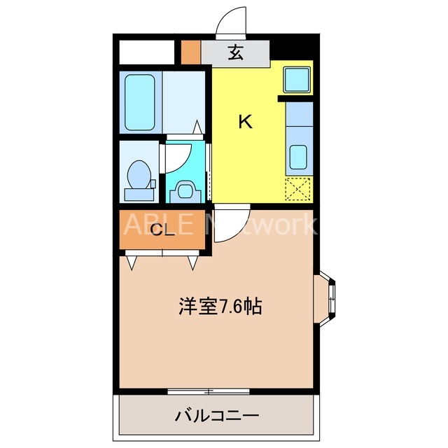 エクセルタウン蔵上IIの間取り