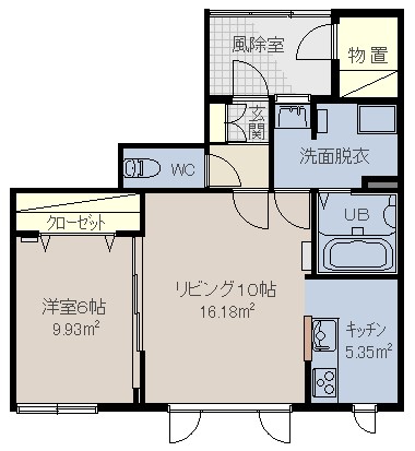 ハスコート遠別IIIの間取り