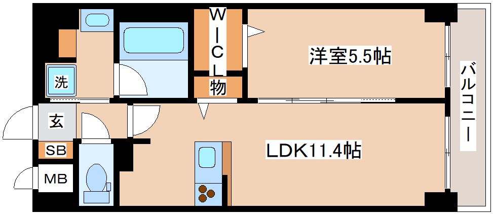 ANCREST KOBEの間取り