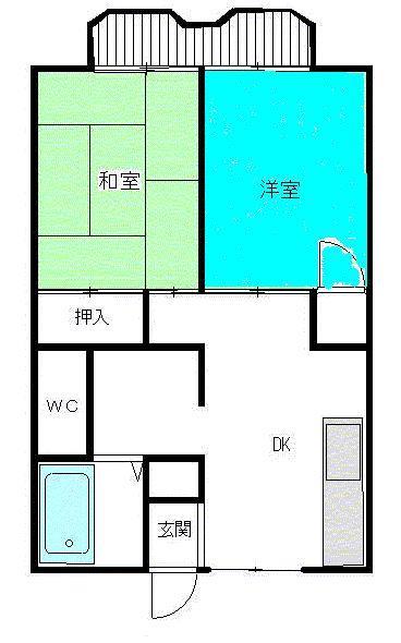 パレーシャルあこやの間取り