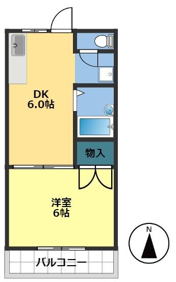 コーポ川田の間取り