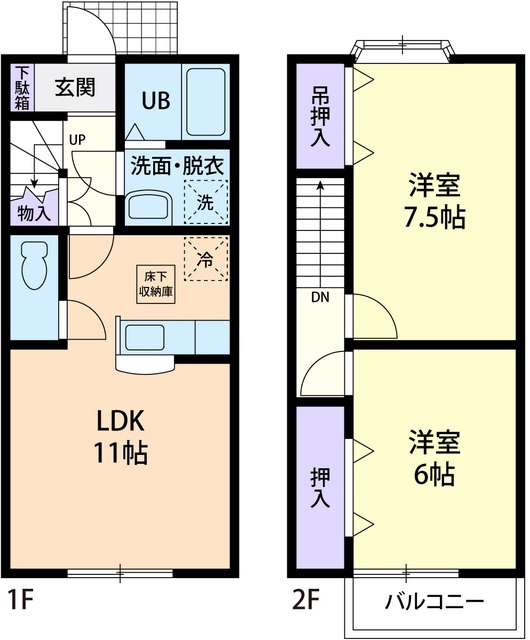 フォレストパーク　Ａの間取り