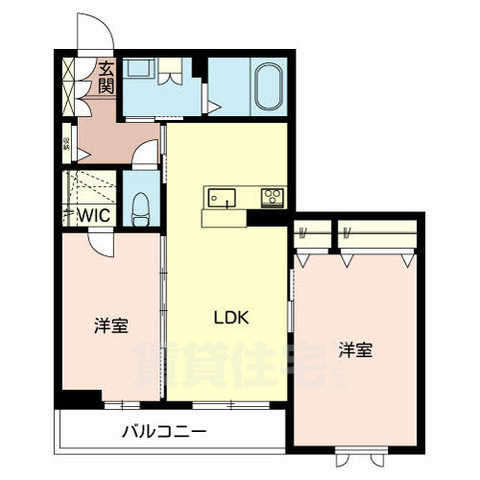 シャーメゾン春風の間取り